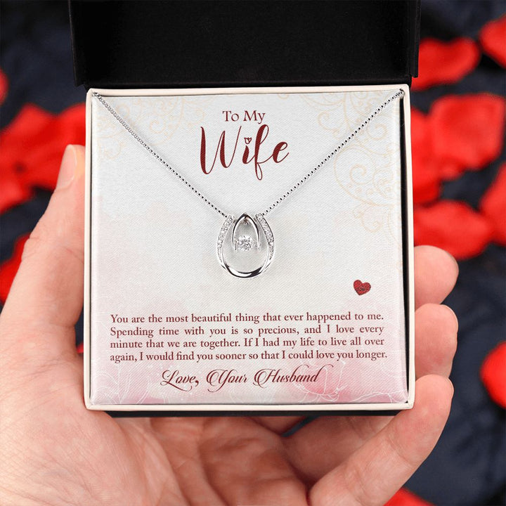 To My Wife | Love's True Beauty - Lucky in Love Necklace