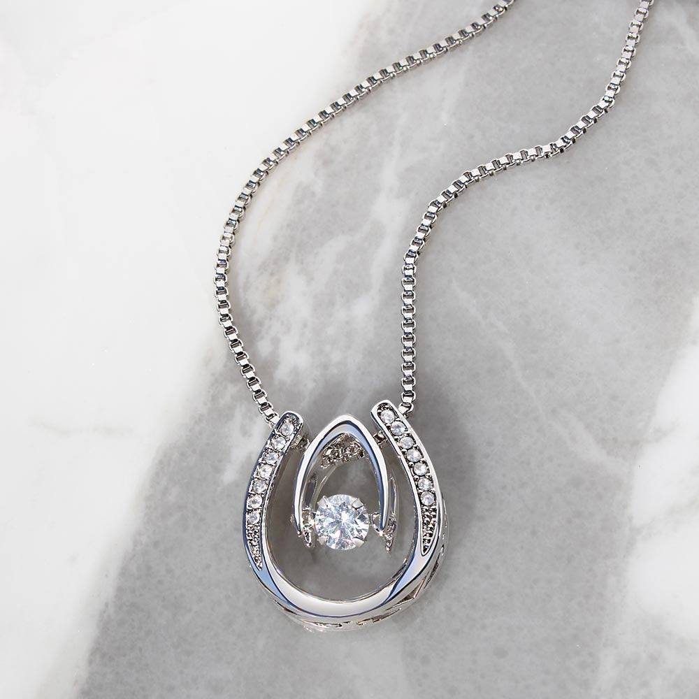 To My Beautiful Wife | Multiply it by infinity - Lucky in Love Necklace