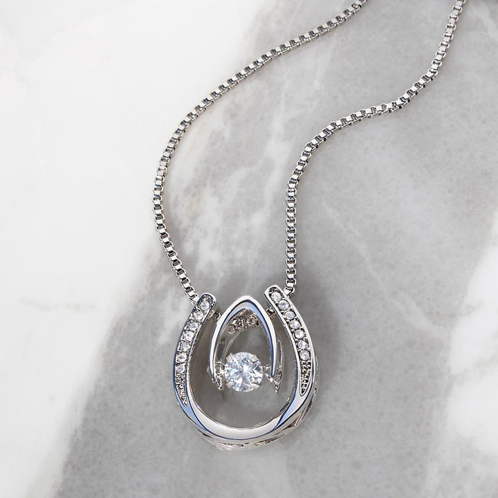 To My Beautiful Wife | Multiply it by infinity - Lucky in Love Necklace