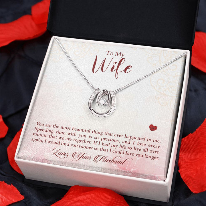 To My Wife | Love's True Beauty - Lucky in Love Necklace