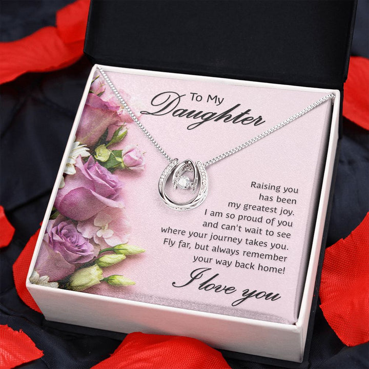 To My Daughter | Raising You - Lucky in Love Necklace