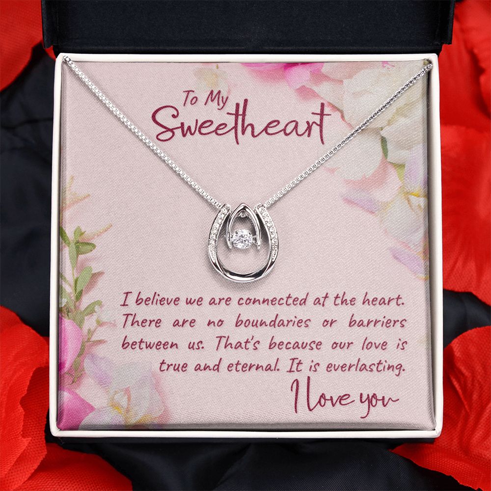 To My Sweetheart | I believe - Lucky in Love Necklace