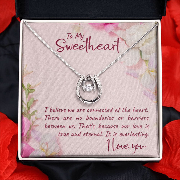 To My Sweetheart | I believe - Lucky in Love Necklace