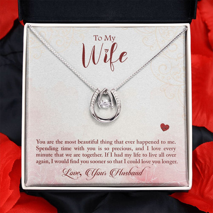To My Wife | Love's True Beauty - Lucky in Love Necklace