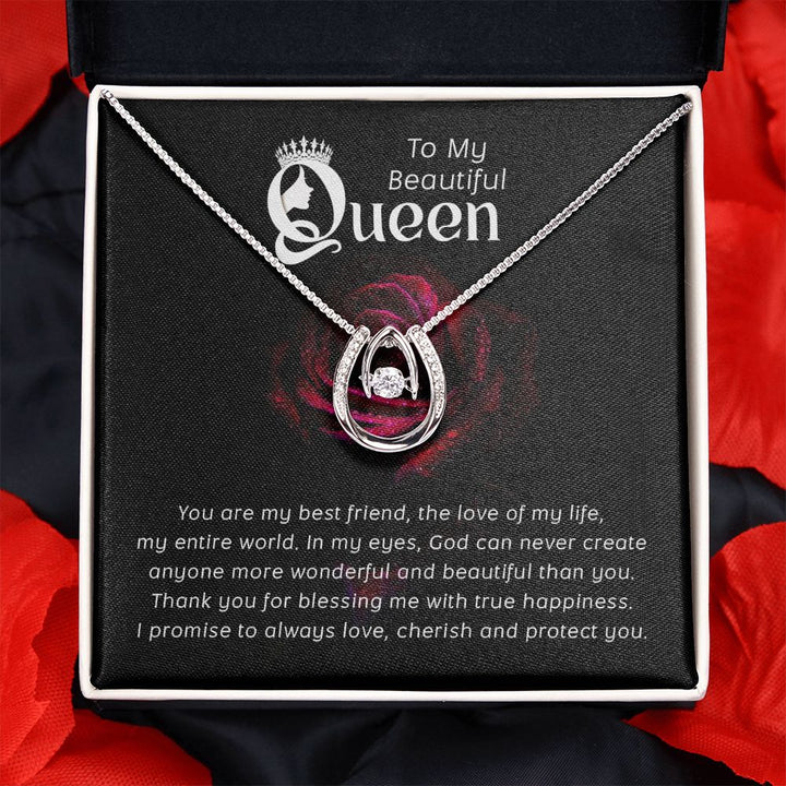 To My Beautiful Queen | You are my Best Friend - Lucky in Love Necklace