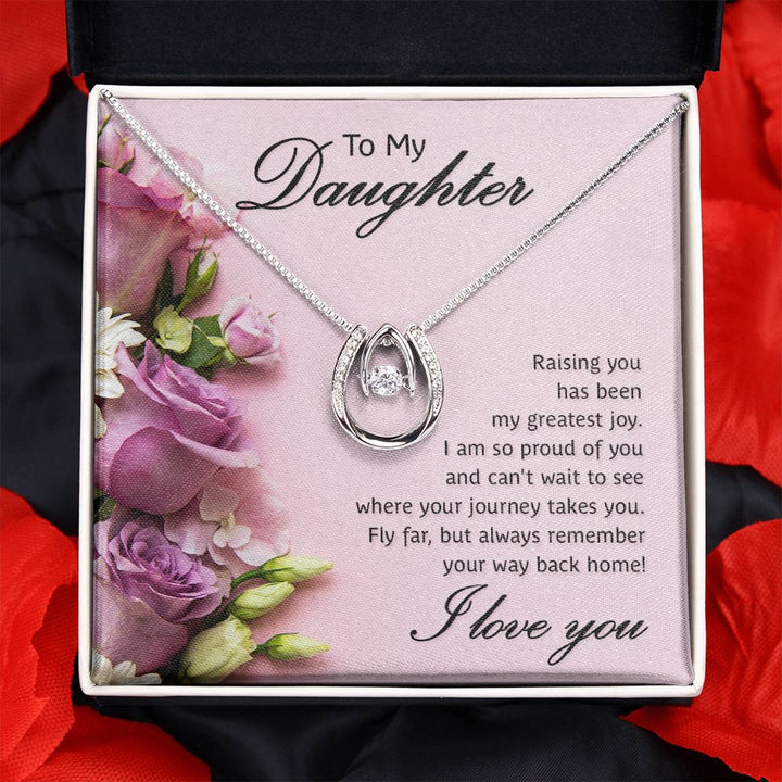 To My Daughter | Raising You - Lucky in Love Necklace