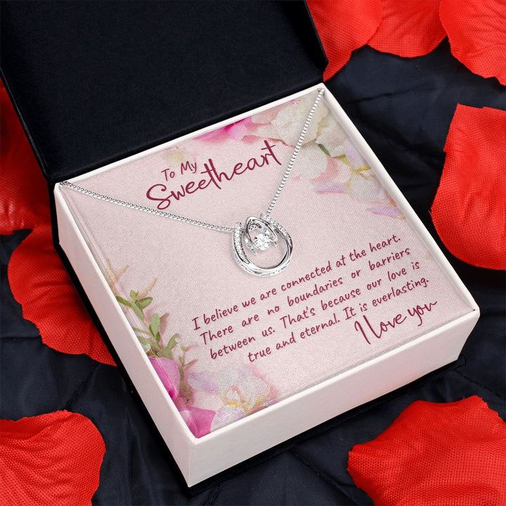 To My Sweetheart | I believe - Lucky in Love Necklace