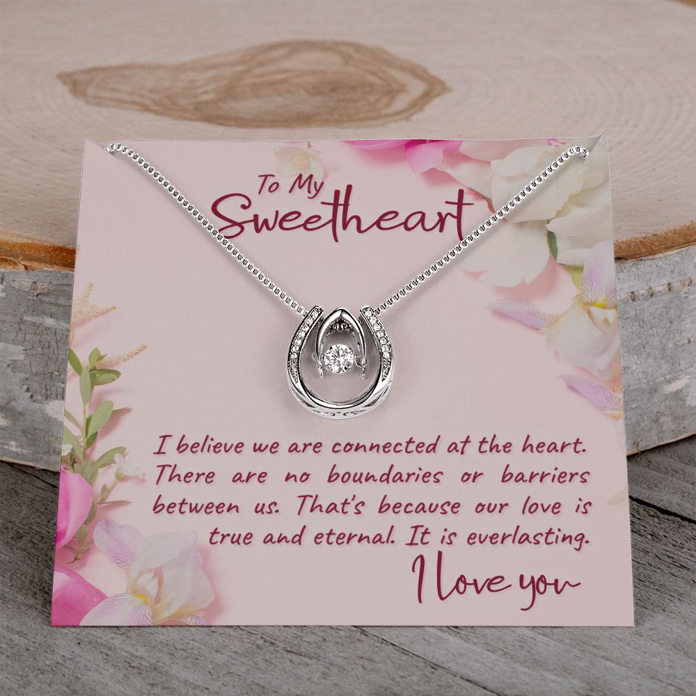 To My Sweetheart | I believe - Lucky in Love Necklace
