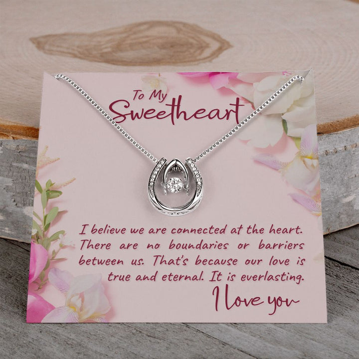 To My Sweetheart | I believe - Lucky in Love Necklace