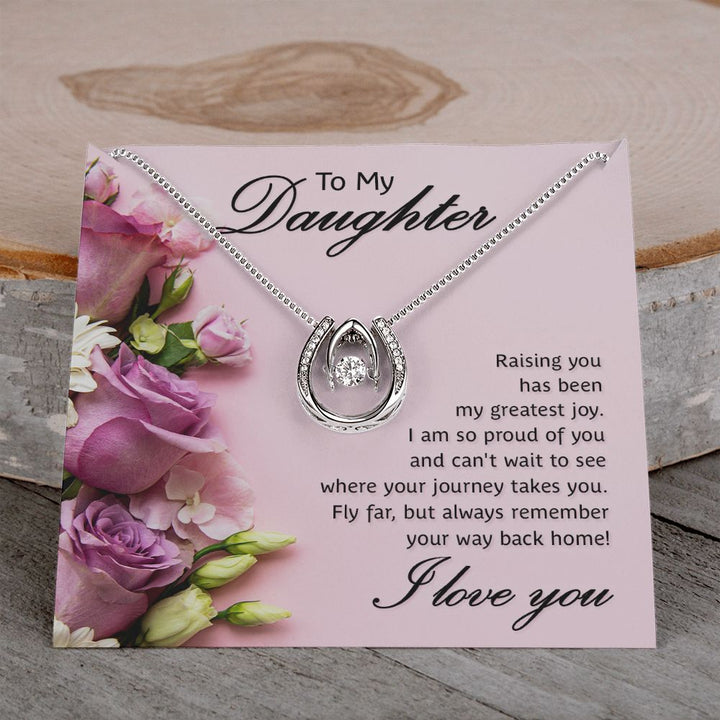 To My Daughter | Raising You - Lucky in Love Necklace