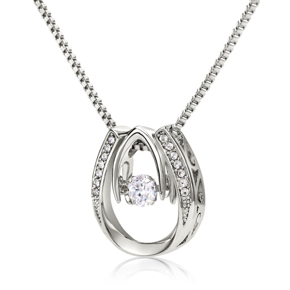 To My Beautiful Wife | Multiply it by infinity - Lucky in Love Necklace