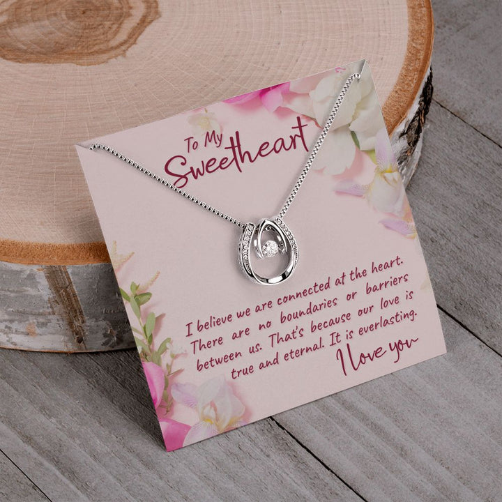 To My Sweetheart | I believe - Lucky in Love Necklace