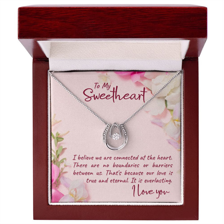 To My Sweetheart | I believe - Lucky in Love Necklace