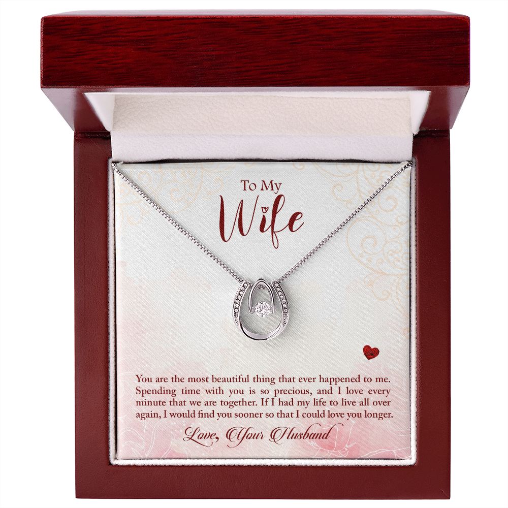To My Wife | Love's True Beauty - Lucky in Love Necklace