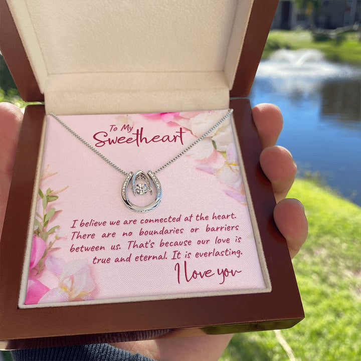 To My Sweetheart | I believe - Lucky in Love Necklace