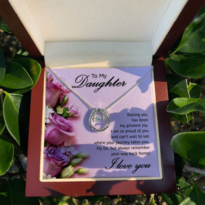 To My Daughter | Raising You - Lucky in Love Necklace