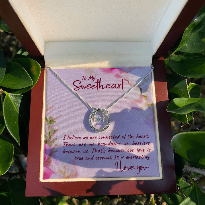 To My Sweetheart | I believe - Lucky in Love Necklace
