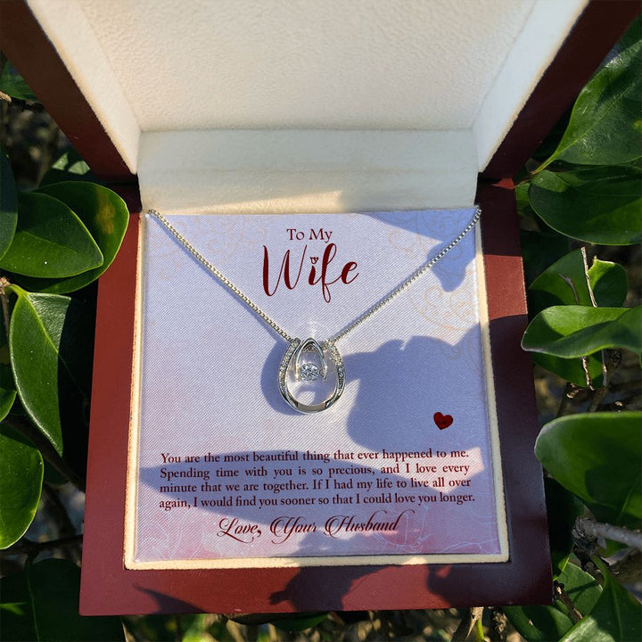 To My Wife | Love's True Beauty - Lucky in Love Necklace
