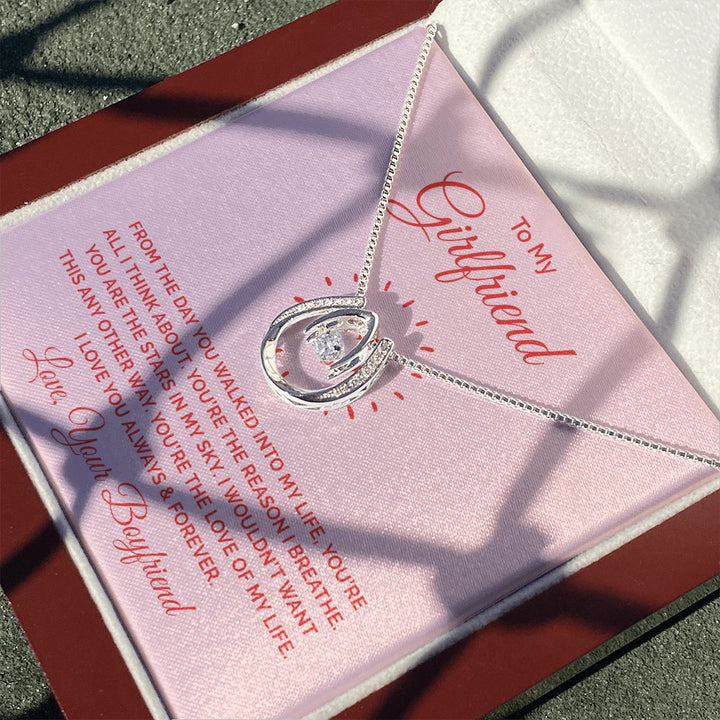 To My Girlfriend | From the day you walked into my life - Lucky in Love Necklace