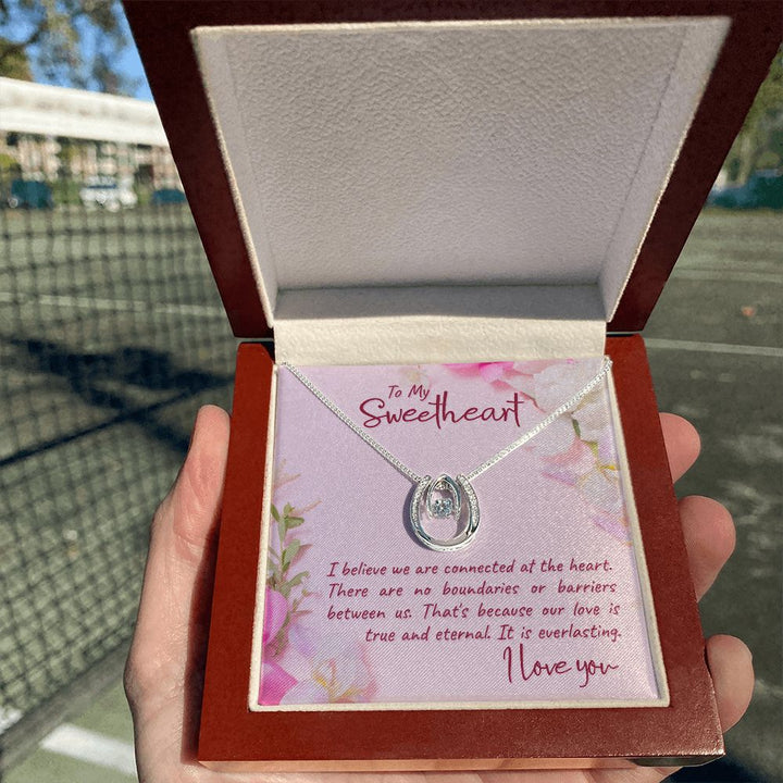 To My Sweetheart | I believe - Lucky in Love Necklace