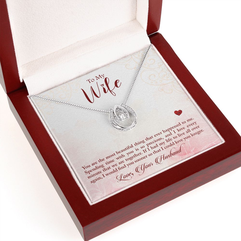 To My Wife | Love's True Beauty - Lucky in Love Necklace