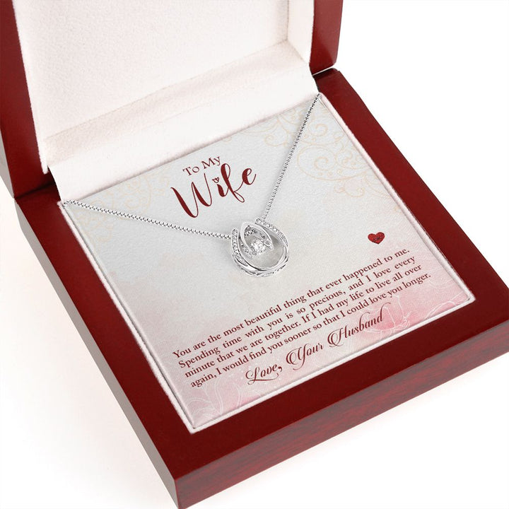 To My Wife | Love's True Beauty - Lucky in Love Necklace