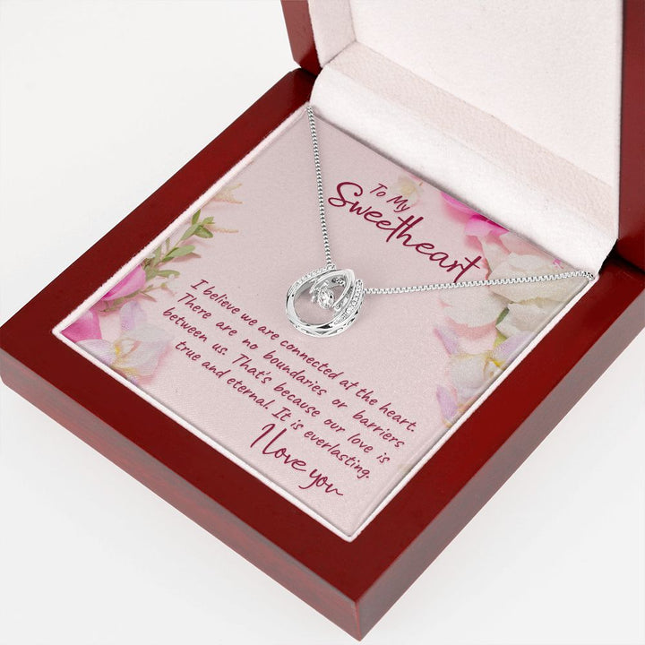 To My Sweetheart | I believe - Lucky in Love Necklace