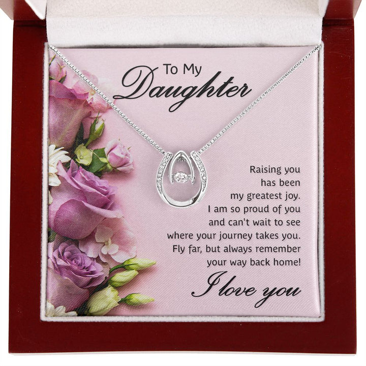 To My Daughter | Raising You - Lucky in Love Necklace