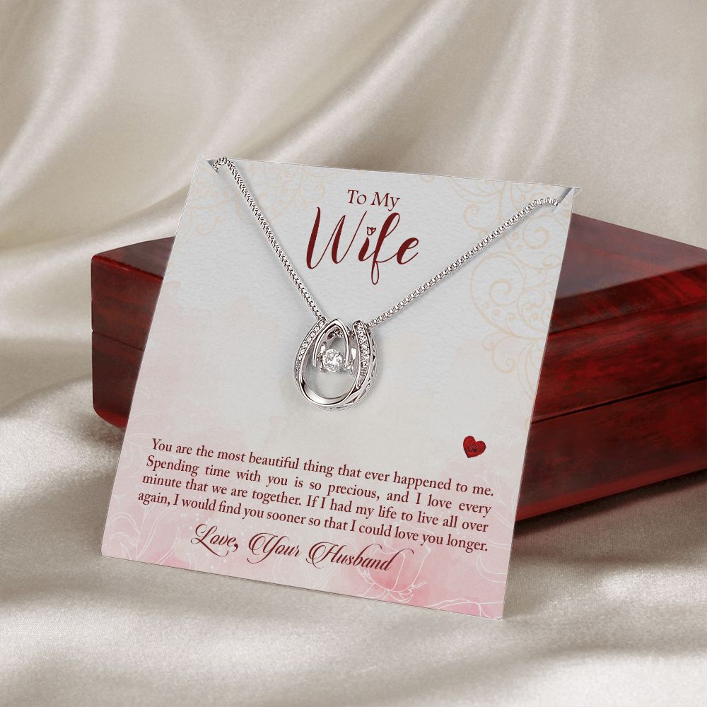 To My Wife | Love's True Beauty - Lucky in Love Necklace
