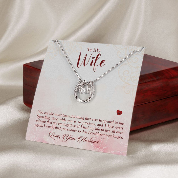 To My Wife | Love's True Beauty - Lucky in Love Necklace
