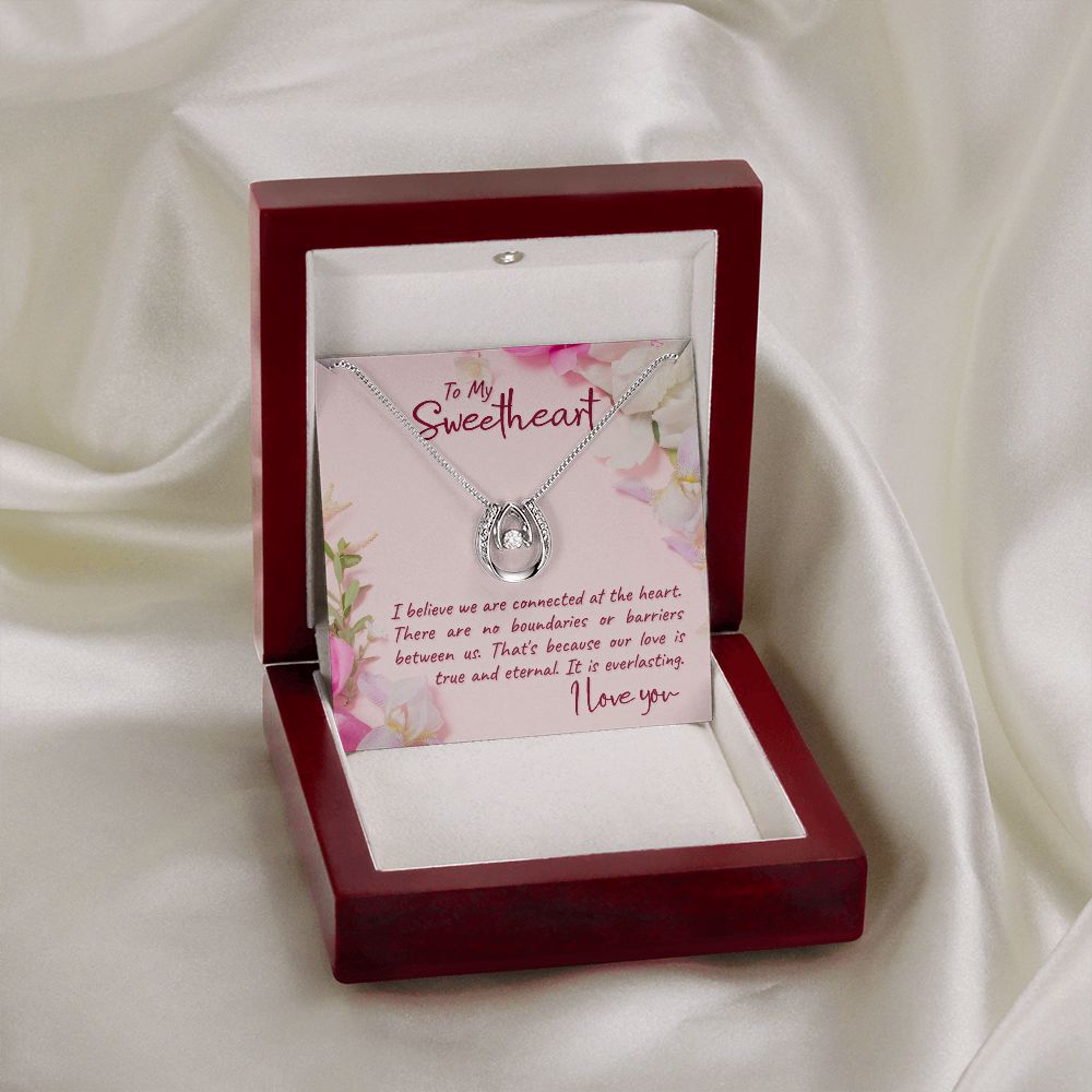 To My Sweetheart | I believe - Lucky in Love Necklace