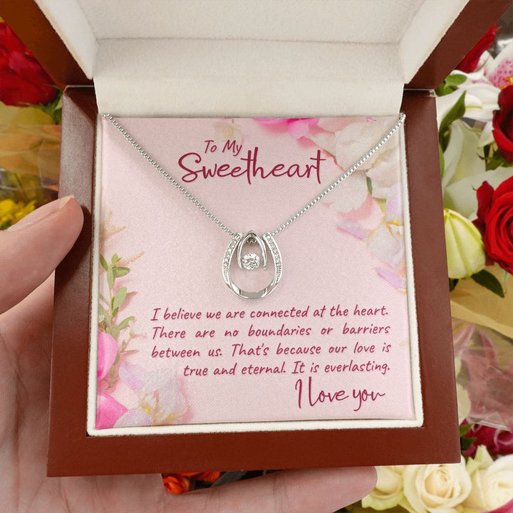 To My Sweetheart | I believe - Lucky in Love Necklace