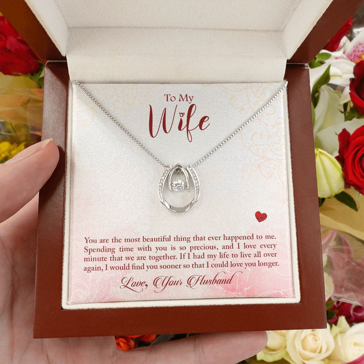 To My Wife | Love's True Beauty - Lucky in Love Necklace
