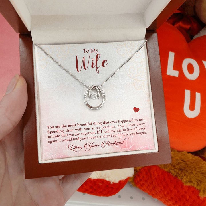 To My Wife | Love's True Beauty - Lucky in Love Necklace