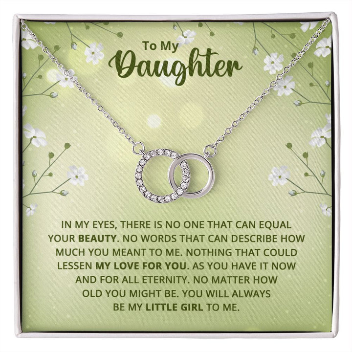 To My Daughter | Nothing that could lessen my love for you - Perfect Pair Necklace