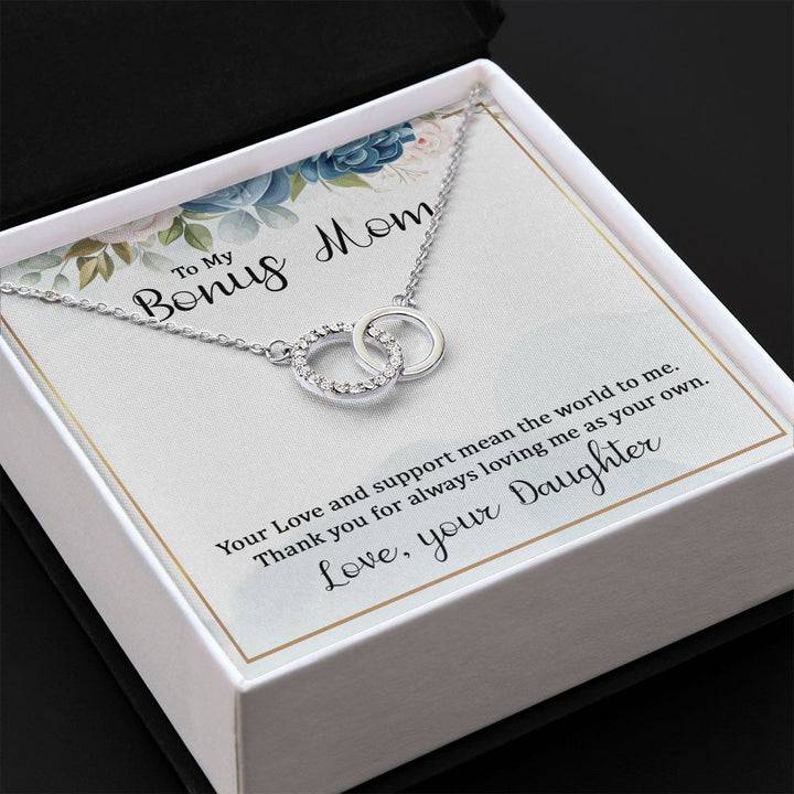 To My Bonus Mom | Your Love and Support - Perfect Pair Necklace