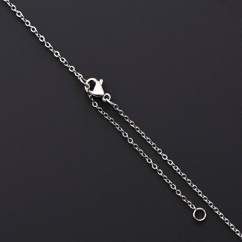 To My Mom | Life began with walking up - Perfect Pair Necklace