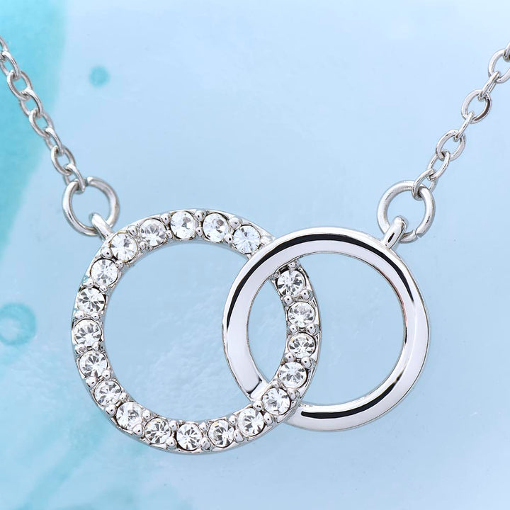 To My Best Friend | Thank you - Perfect Pair Necklace