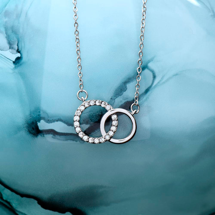 To My Beautiful Wife | Wine gets sweeter - Perfect Pair Necklace