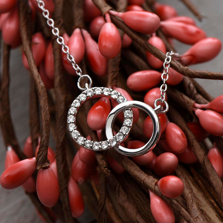 To My Beautiful Wife | Wine gets sweeter - Perfect Pair Necklace