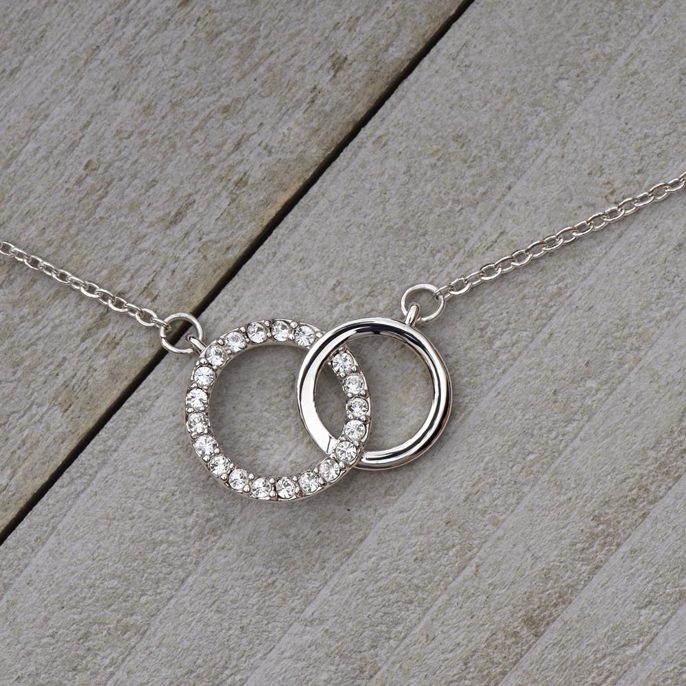 To My Beautiful Daughter | I Love You, Love Mum - Perfect Pair Necklace