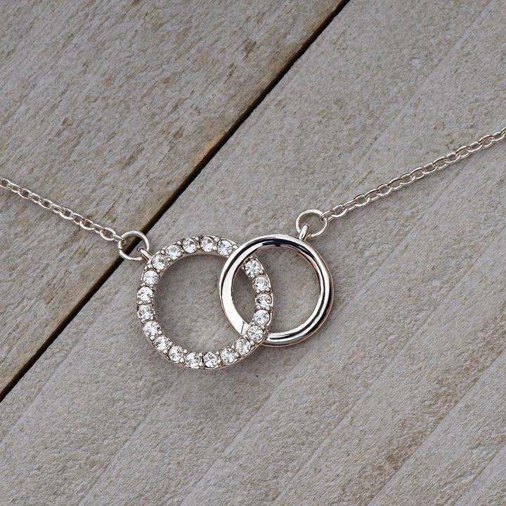 To My Beautiful Daughter | I Love You, Love Mum - Perfect Pair Necklace