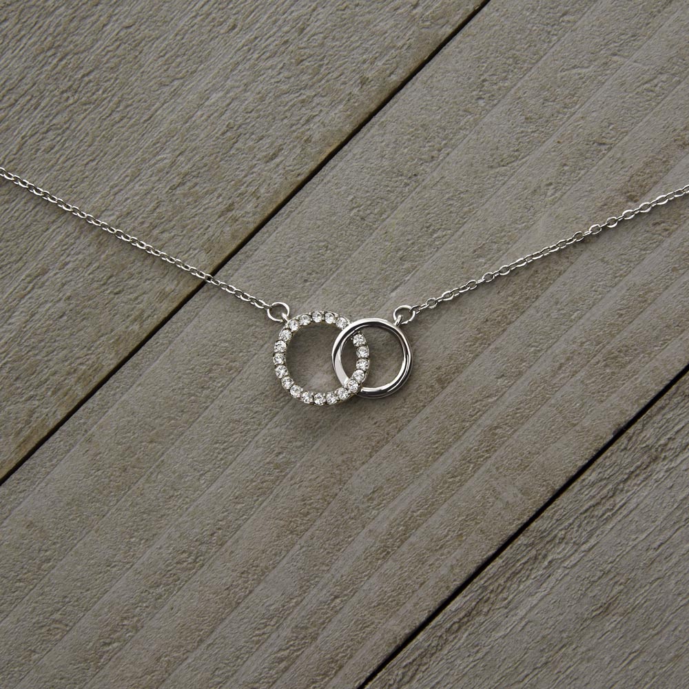 To My Beautiful Wife | Wine gets sweeter - Perfect Pair Necklace