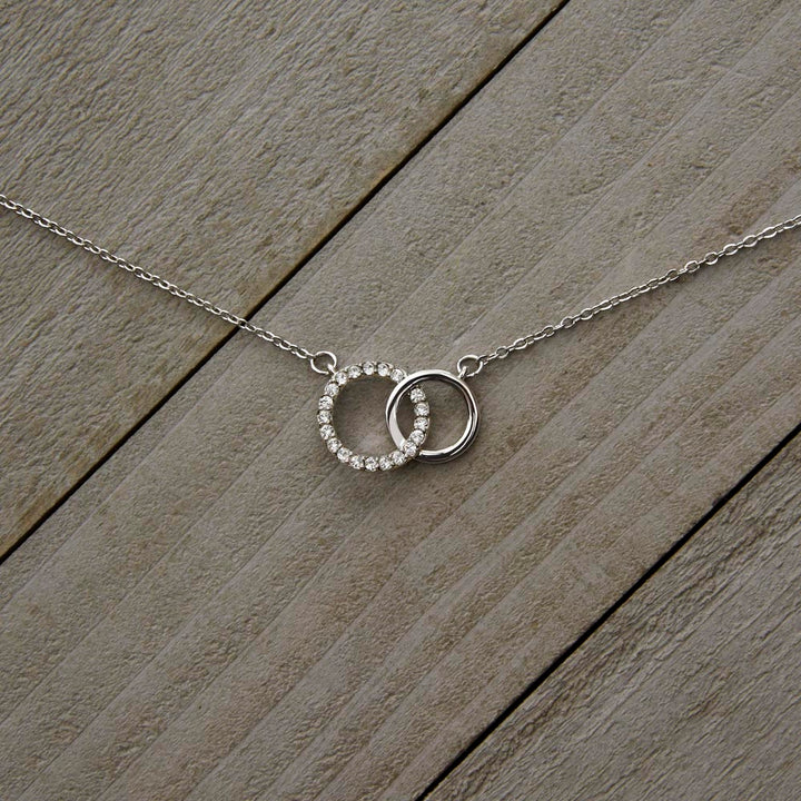 To My Beautiful Wife | Wine gets sweeter - Perfect Pair Necklace