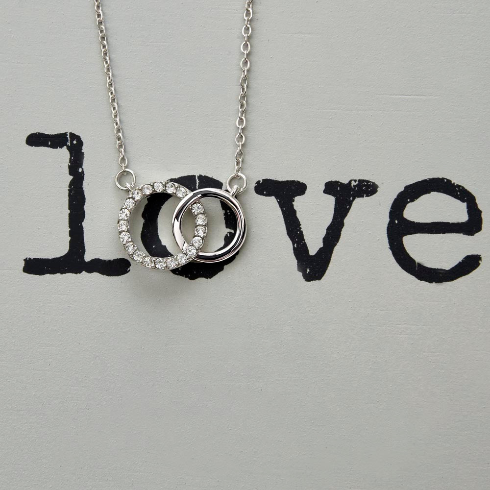 To My Beautiful Wife | Wine gets sweeter - Perfect Pair Necklace