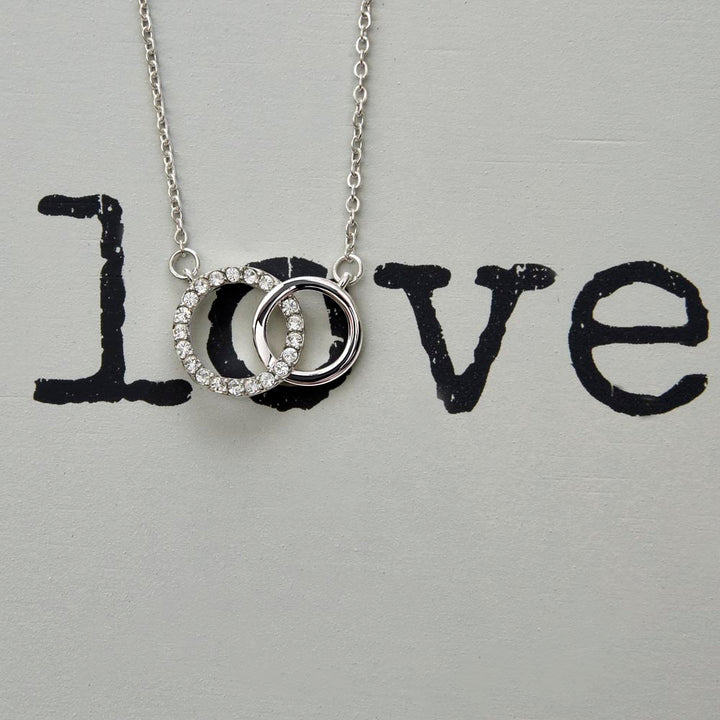 To My Beautiful Wife | Wine gets sweeter - Perfect Pair Necklace