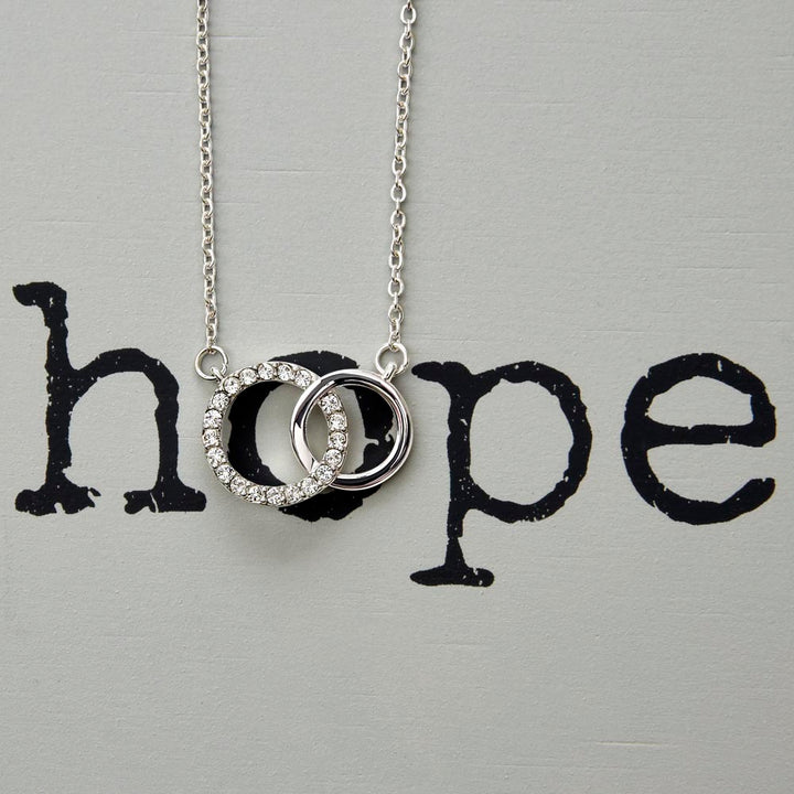 To My Beautiful Wife | Wine gets sweeter - Perfect Pair Necklace