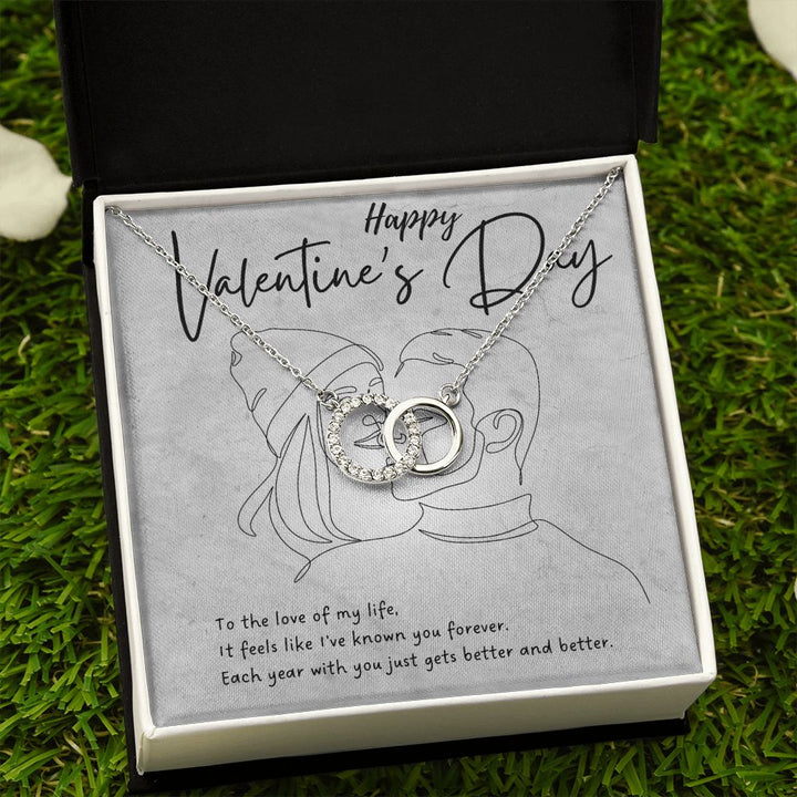 Happy Valentine's Day | It Feels Like I've Known you Forever - Perfect Pair Necklace