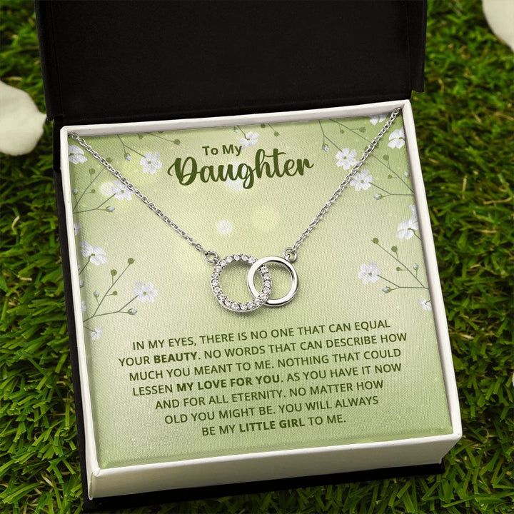 To My Daughter | Nothing that could lessen my love for you - Perfect Pair Necklace