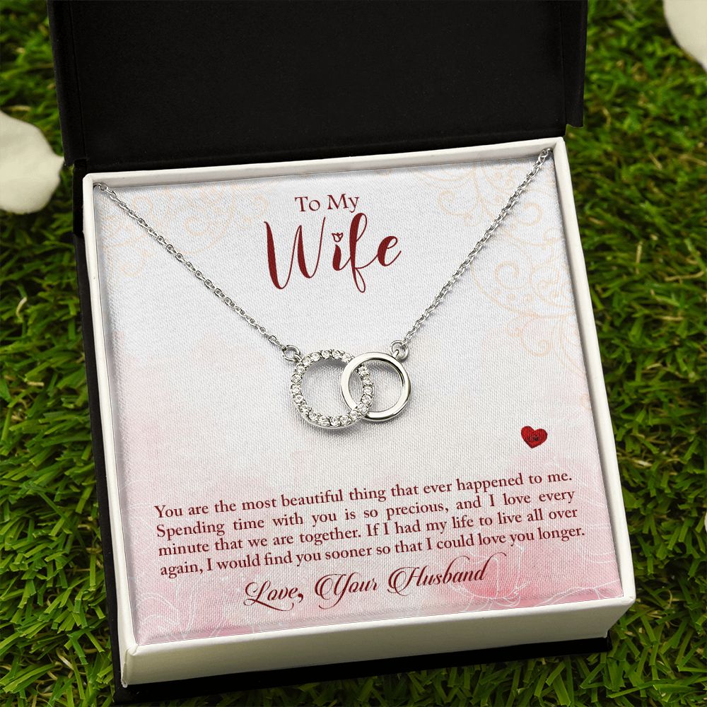 To My Wife | Timeless Love Story - Perfect Pair Necklace